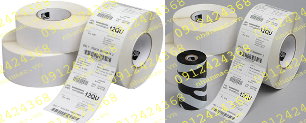 LTN9- Labels tem nhãn mác Decal làm từ Decal giấy cảm nhiệt trực tiếp được sản xuất cho các nhu cầu in ấn theo tiêu chuẩn
