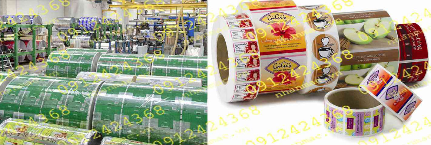 LTN25A- Labels tem nhãn mác in trên vật liệu decal giấy decal nhựa in ấn theo phương pháp in ống đồng có nhiều ưu điểm nổi bật-CP