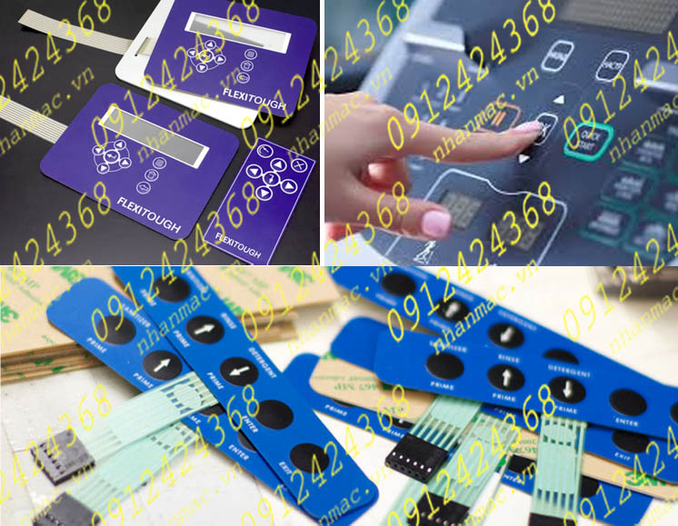 MBRS1- Bàn phím nút bấm công tắc màng Membrane Switches - Keypad SD trong các TBDT