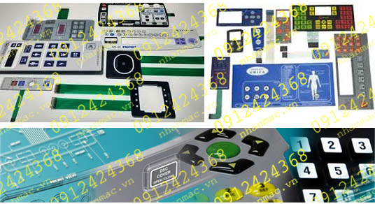 MBRS28- Bàn phím nút bấm công tắc màng Membrane Switches - Keypad   được Thiên Lương SX