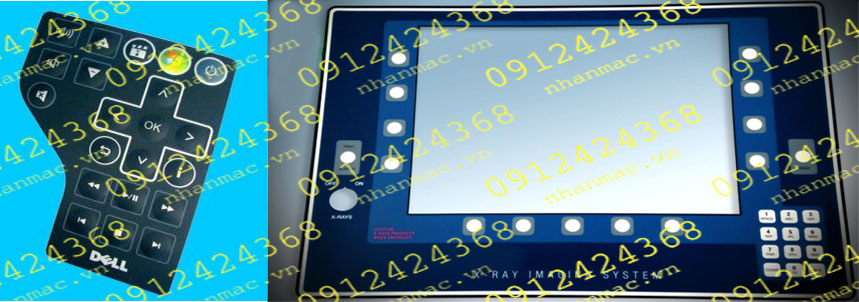 MD10- -  Miếng dán nhấn nút nổi làm tấm che mặt bàn phím bảng điều khiển ứng dụng làm phím bấm mềm trong lĩnh vực Máy chế biến gỗ