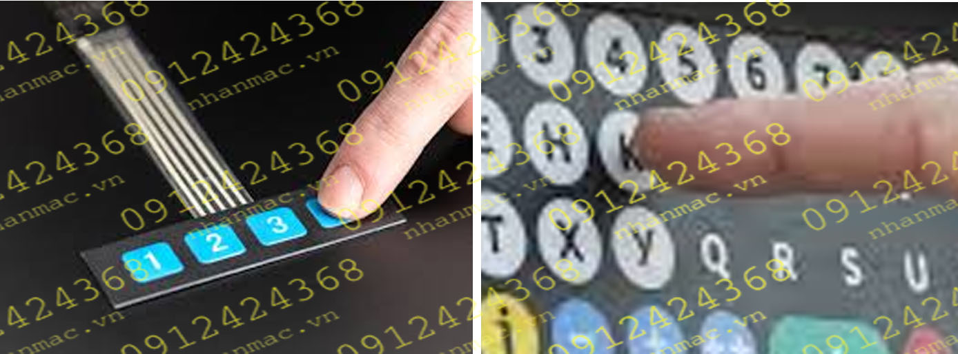 MN15- Màng nhựa nhấn nút nổi in mực dẫn điện làm bàn phím bấm mang lại cảm giác phê phê nơi đầu ngón tay - Copy