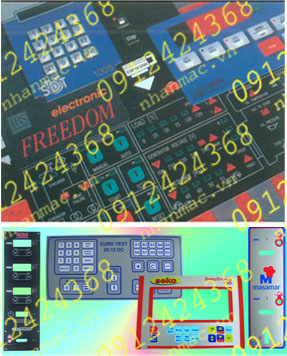 ND20- Tem nhãn mác Decal nhựa nút nhấn nổi làm miếng dán bàn phím bảng điều khiển rất thuận tiện khi thay đổi mẫu mã