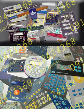 ND24- Tem nhãn mác Decal nhựa nút nhấn nổi làm miếng dán bàn phím bảng điều khiển là lựa chọ hàng đầu