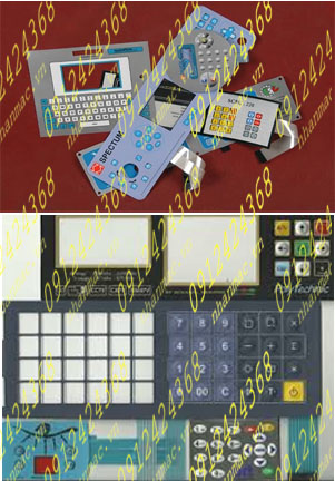 ND7- Tem nhãn mác Decal nhựa nút nhấn nổi làm miếng dán bàn phím bảng điều khiển sản xuất  đơn hàng lớn nhỏ  đơn chiếc