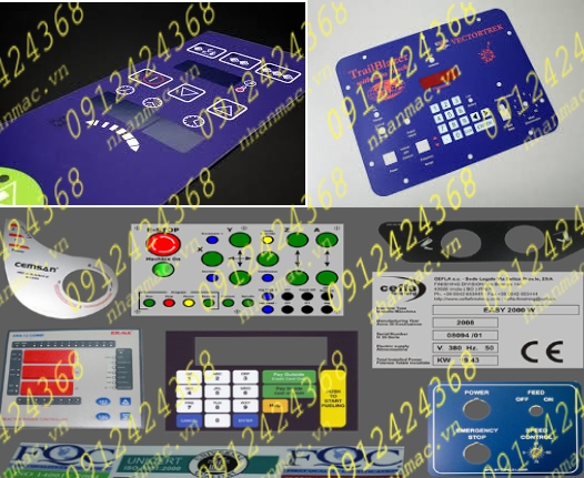 TDCP3- Tấm dán đồ họa che phủ mặt hiển thị phím bấm điều khiển thiết bị đã xuất hiện và phát triển