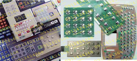 TMB12- Tem nhãn mác Decal mạch dẻo in mực nano bạc làm modul phím nhấn hệ điều khiển sử dụng các vòm kim loại không gỉ làm tiếp điểm là phiên bản ưu việt