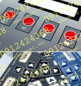 TPGO1- Tấm phủ đồ họa Keypad Graphic Overlay bộ điều khiển điện tử là một sáng tạo tuyệt vời