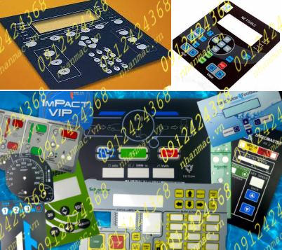 TPGO15- Tấm phủ đồ họa Keypad Graphic Overlay bộ điều khiển điện tử thể hiện phong cách cá nhân